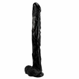 16.5 Inch Extra-Long Slim PVC Dildo with Powerful Suction Cup