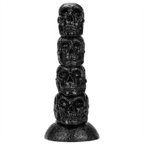 14 Inch Huge Monster Skull PVC Anal Beads Dildo
