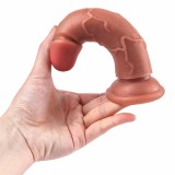 6.5 Inch Small Real Feeling Silicone Penis Dildo for Beginner