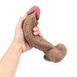 10 Inch Long Realistic Silicone Dildo for Women