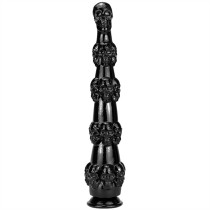 14.5 Inch Monster Skull Extra Long PVC Dildo Anal Dilator