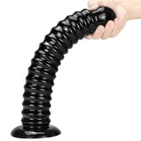 12.5 Inch Huge Spiral PVC Anal Plug Dildo