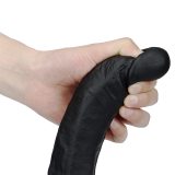 9.5 Inch Big Black Real Looking Penis Dildo