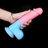 8 Inch Glow-In-The-Dark Realistic Penis Dildo