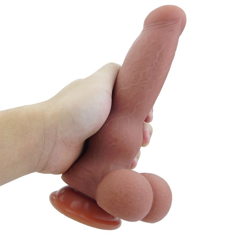 8 Inch Unusual Real Skin Feel Silicone Knot Dildo