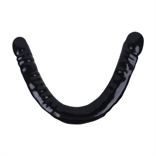 18.5 Inch Black Double-Ended Dildo