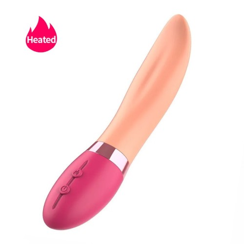 Heated Clitoris G-Spot Tongue Licking Vibrator