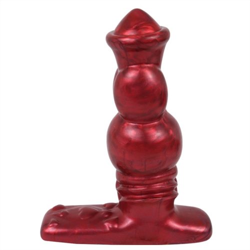 5.5 Inch Vibrating Knotted Dog Dildo with Remote