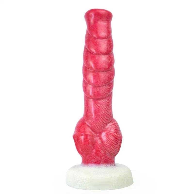 9.5 Inch Dragon & Dog Penis Silicone Wolf Dildo with Knot