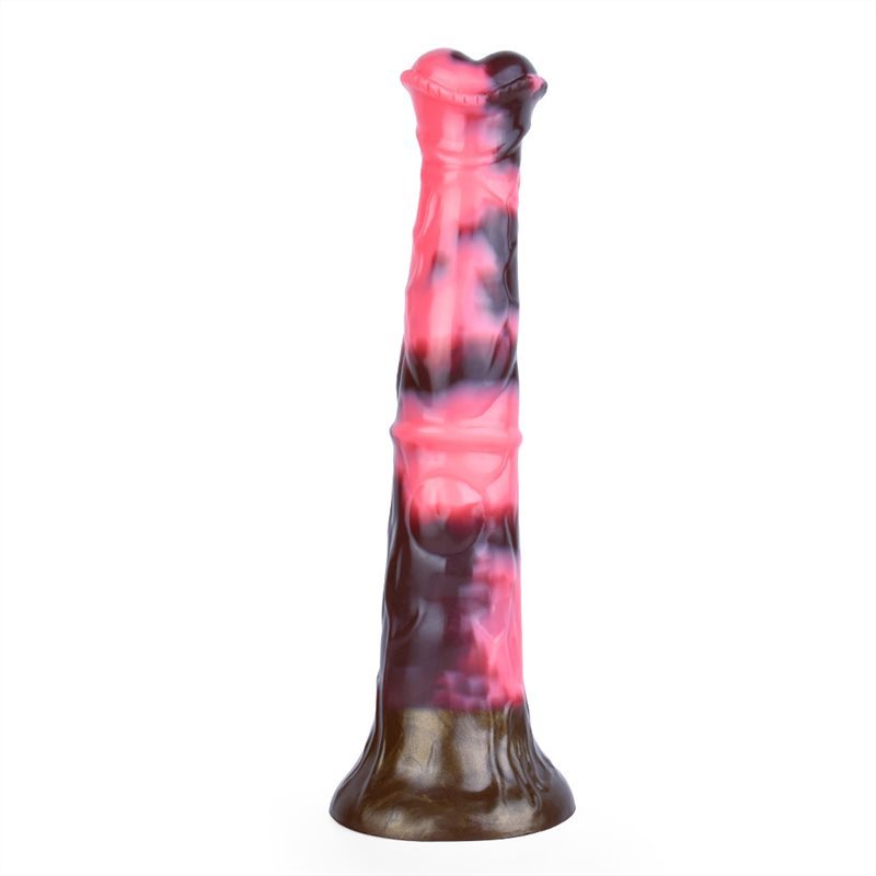 12 Inch Long Fantasy Horse Dildo Soft Silicone Equine Penis