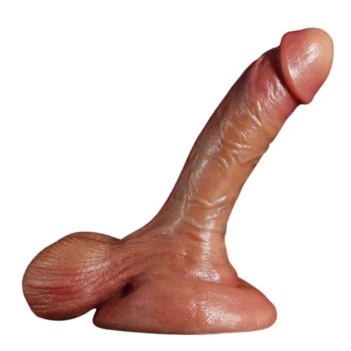 6.5 / 7.5 Inch Soft Silicone Real Lifelike Dildo with Big Balls