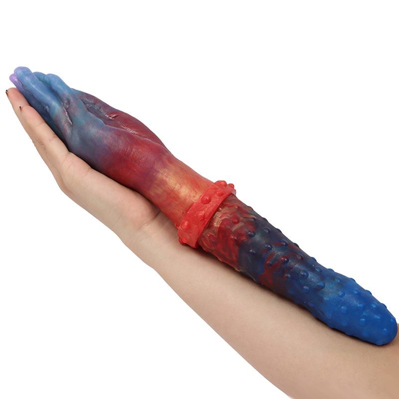 13.5 Inch Big Palm Fist Dildo Double Penetrator