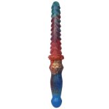 14 Inch Ribbed Double Ended Sword Dildo