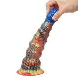 8.8 Inch Colourful Dragon Dildo Suction Cup Butt Plug