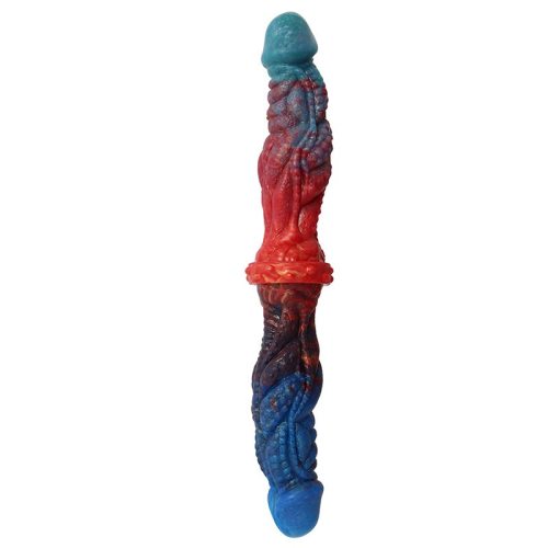 13.5 Inch Colorful Double Ended Dragon Dildo