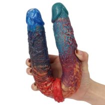15 Inch Colourful Flexible Double Ended Dildo