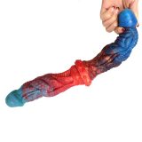 13.5 Inch Colorful Double Ended Dragon Dildo