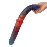 13.5 Inch Long Colorful Double Ended Dildo