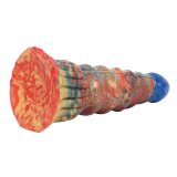 8.8 Inch Colourful Dragon Dildo Suction Cup Butt Plug