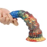 8.8 Inch Colourful Dragon Dildo Suction Cup Butt Plug