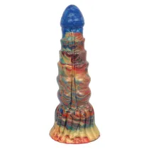8.8 Inch Colourful Dragon Dildo Suction Cup Butt Plug