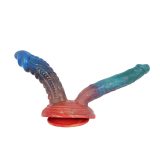 9.5 Inch Suction Cup Double Headed Dragon Dildo