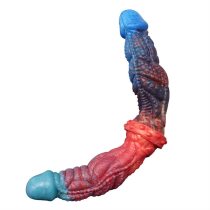 13.5 Inch Colorful Double Ended Dragon Dildo