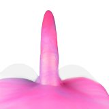 9.5 Inch Pink Strap On Silicone Pig Dildo Sex toy
