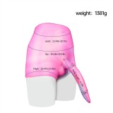 9.5 Inch Pink Strap On Silicone Pig Dildo Sex toy