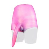 9.5 Inch Pink Strap On Silicone Pig Dildo Sex toy