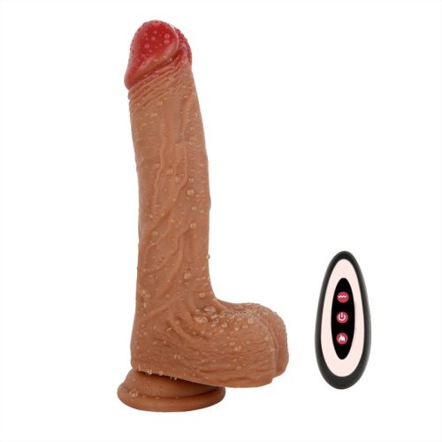 8.5 Inch Realistic Heating Thrusting and Vibrating Dildo