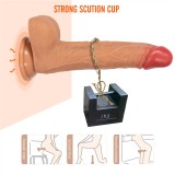 8.5 Inch Wireless Realistic Vibrating Thrusting and Rotating Dildo