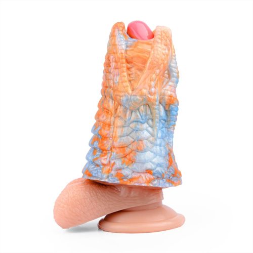 Fantasy Dragon Head Cock Sleeve Soft Silicone Penis Extender