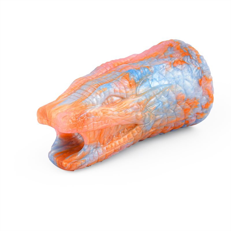 Fantasy Dragon Head Cock Sleeve Soft Silicone Penis Extender
