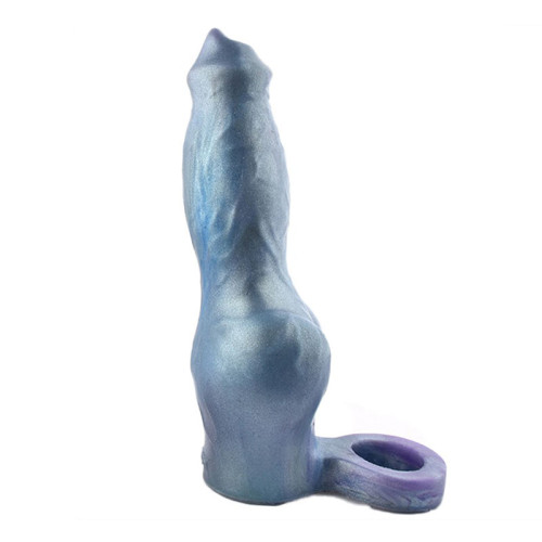 Fantasy Soft Silicone Knotted Cock Sleeve for Men