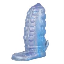 Blue Men Penis Extension Soft Silicone Sleeve Cock Sleeve