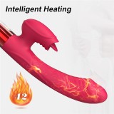 Heated G-Spot Vibrator with Tongue