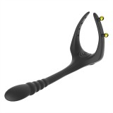 Remote Control Male Penis Ring Prostate Massager Butt Plug