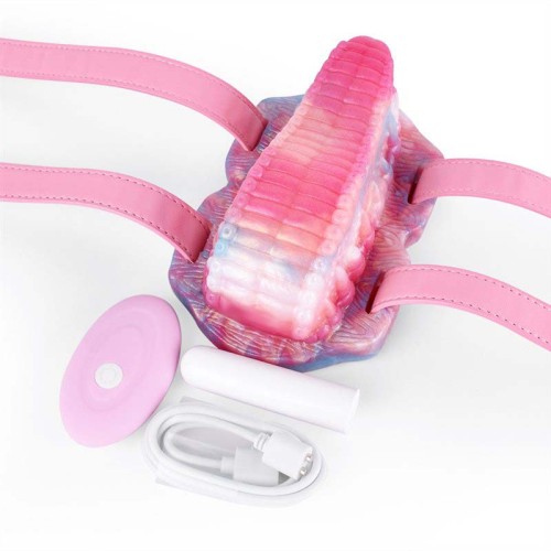 Fantasy Silicone Grinder with Strap On Harness and Bullet Vibrator