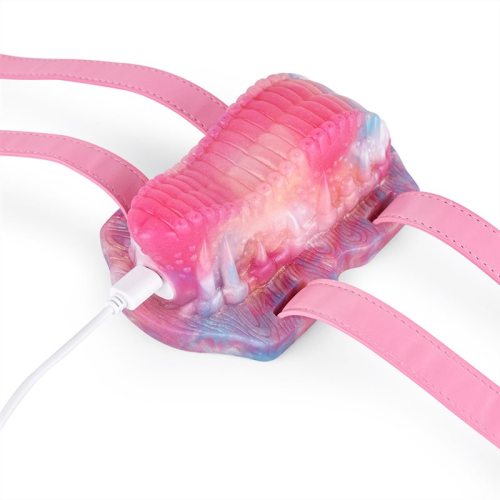 Fantasy Silicone Grinder with Strap On Harness and Bullet Vibrator