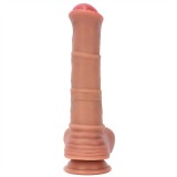 8.5 Inch Heated Thrusting Vibrating and Rotating Horse Dildo