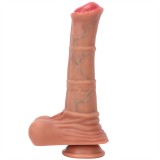 8.5 Inch Heated Thrusting Vibrating and Rotating Horse Dildo
