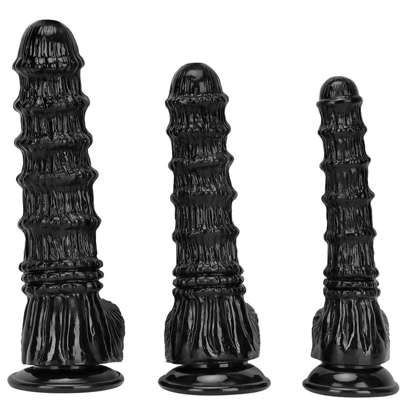 9 / 9.5 / 11 Inches Unique Horse Dildo Black Animal Sex Toy