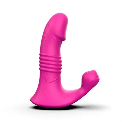 App Control Double Stimulation Wearable Thrusting Vibrator