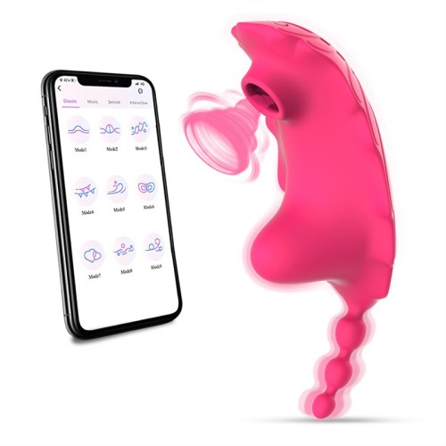 App Control Invisible Sucking Vibrating Knicker Vibrator