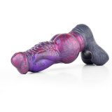 Purple Dog Knot Sleeve Soft Silicone Animal Penis Sheath