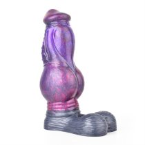 Purple Dog Knot Sleeve Soft Silicone Animal Penis Sheath