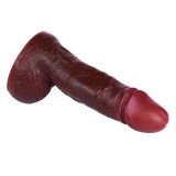 7 Inch Natural Fat Real Skin Feel Silicone Dildo