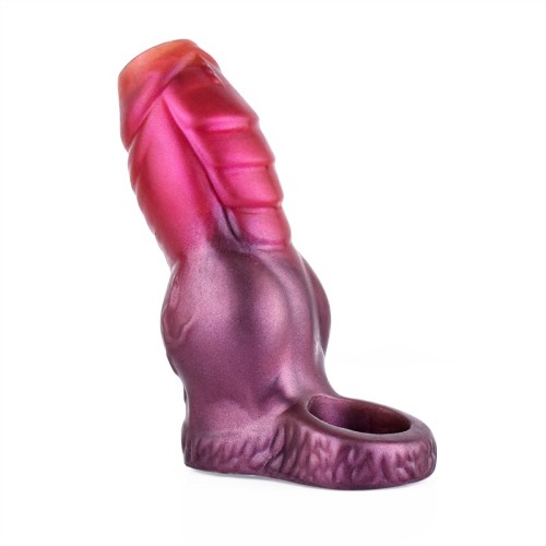 Silicone Knotted Dragon Cock Extender Fantasy Penis Sleeve