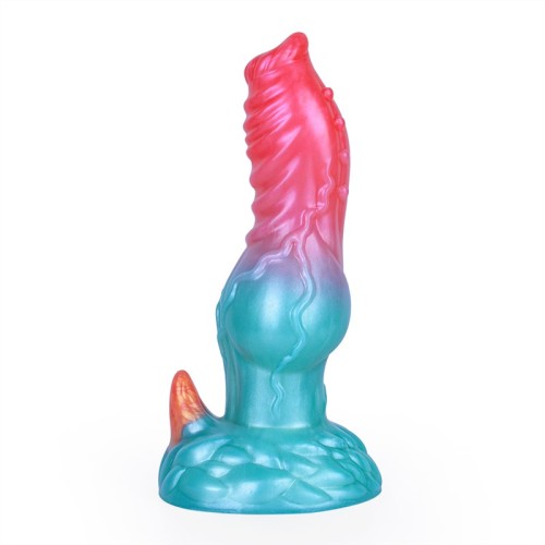 7.5 Inch Silicone Dog Penis Dildo with Big Knot